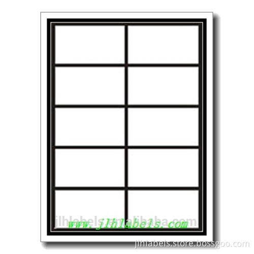 Square Cornered Labels 105mm x 59mm *Compatible with Avery DPS10